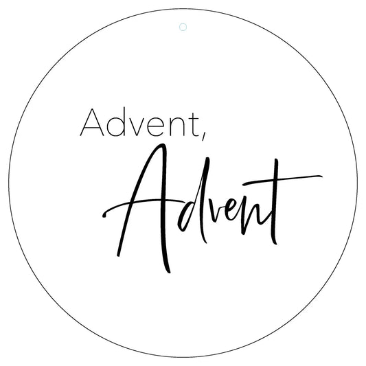 Aluboard "Advent, Advent" - dekoboards