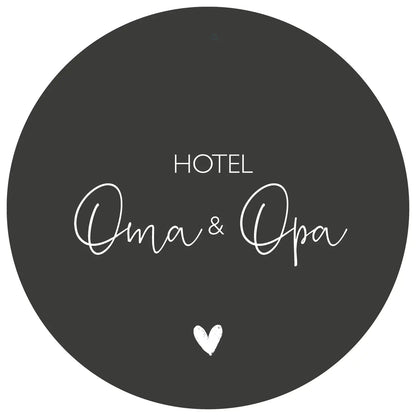 Aluboard "Hotel Oma + Opa" - dekoboards