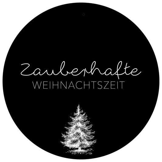 XL - Aluboard "Zauberhafte Weihnachtszeit" - dekoboards